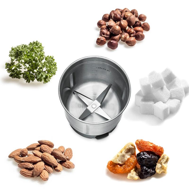 Rommelsbacher Spice Coffee Grinder stainless steel black Schwarz EGK 250 (EGK 250)
