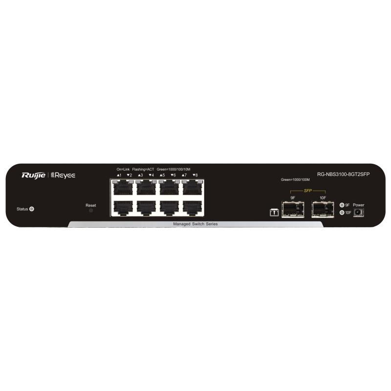 Ruijie Reyee Switch RG-NBS3100-8GT2SFP RGNBS31008GT2SFP (RG-NBS3100-8GT2SFP)
