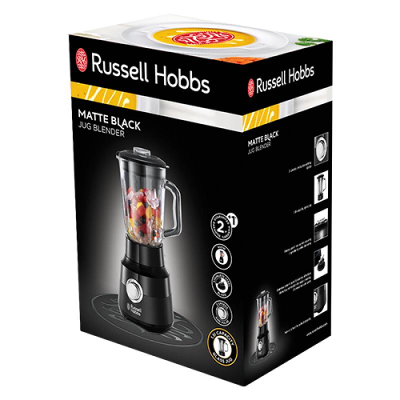 Russell Hobbs Blender Matte 650W 1,5l black Schwarz 24722-56 2472256 (24722-56)