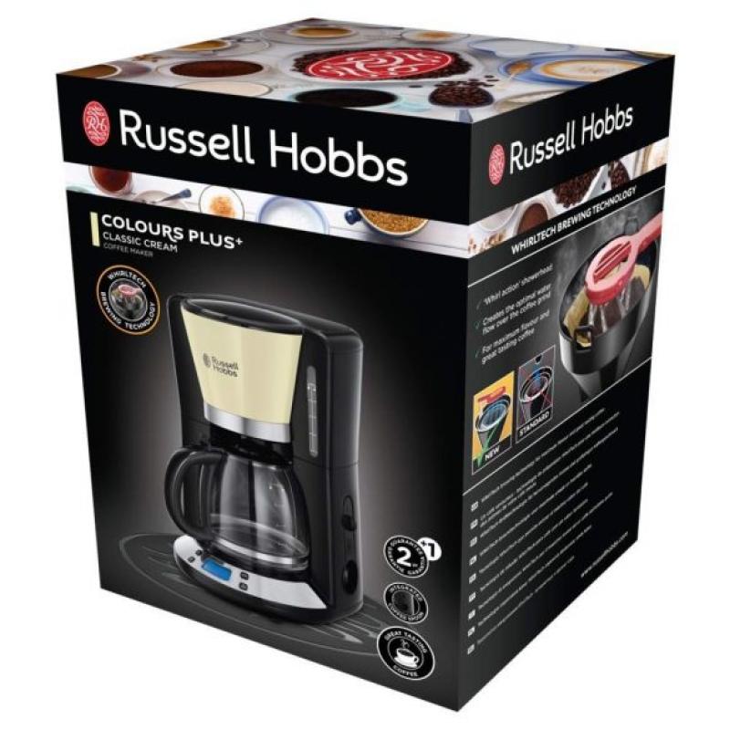 Russell Hobbs Coffeemachine Colours Plus cream black 24033-56 2403356 (24033-56)