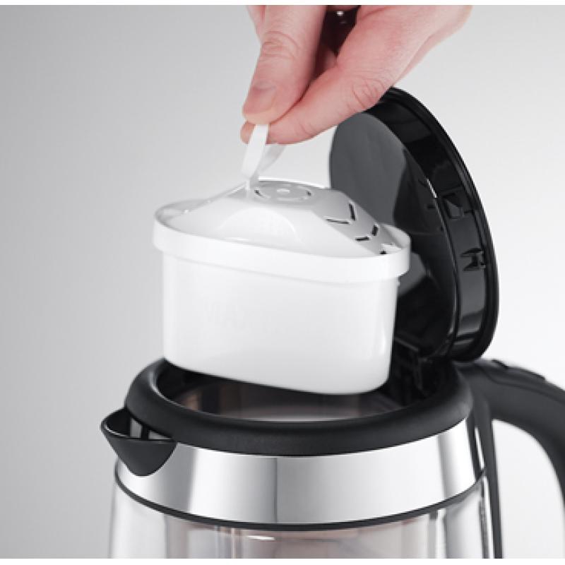 Russell Hobbs Kettle Clarity 1,5l silver glass 20760-57 2076057 (20760-57)