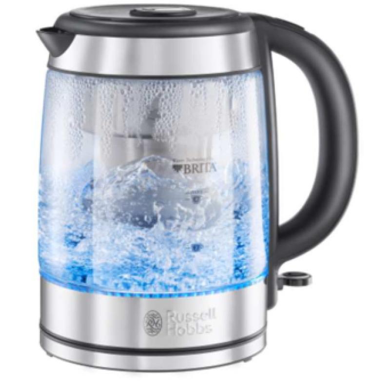 Russell Hobbs Kettle Clarity 1,5l silver glass 20760-57 2076057 (20760-57)