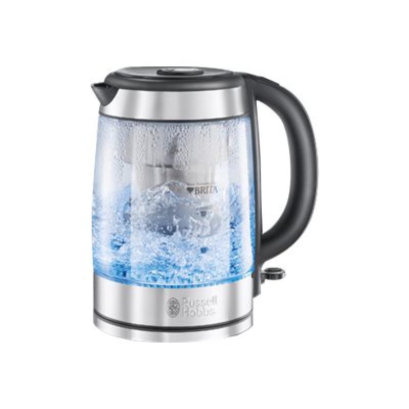 Russell Hobbs Kettle Clarity 1,5l silver glass 20760-57 2076057 (20760-57)