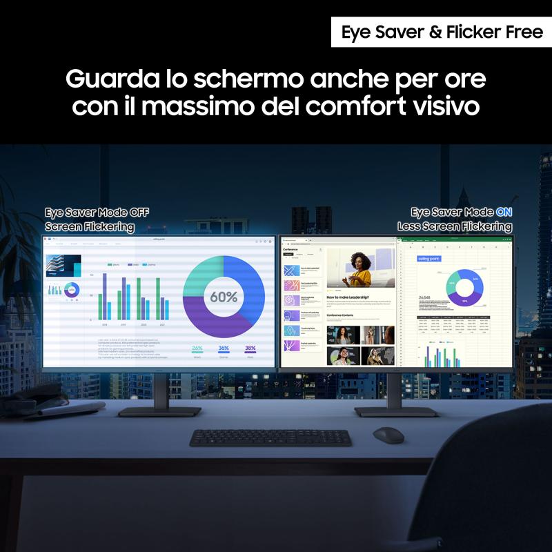 Samsung Monitor (LS24D300GAUXEN)