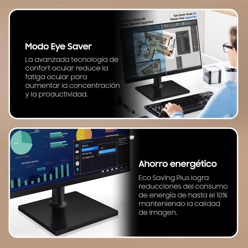 Samsung Monitor (LS24D304GAUXEN)
