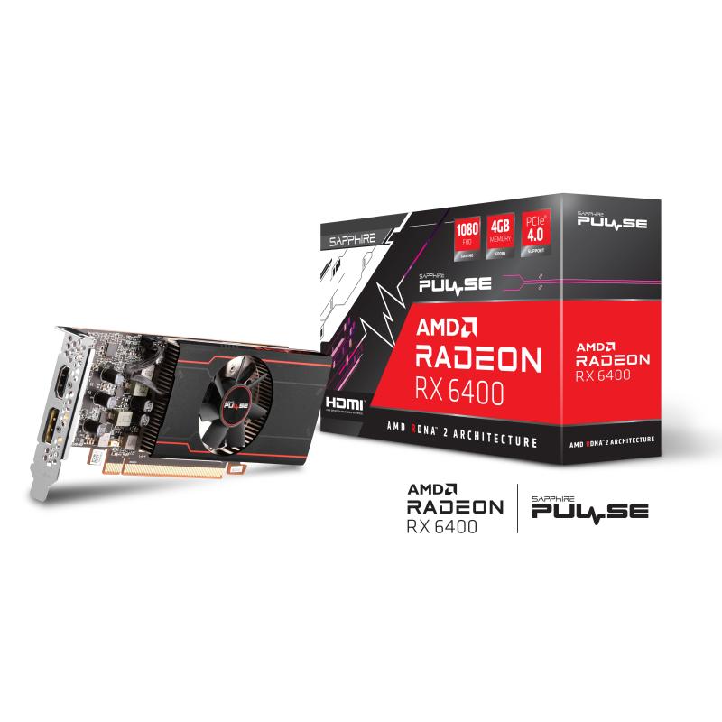 Sapphire Pulse Radeon RX 6400 Grafikkarte (11315-01-20G) (113150120G)