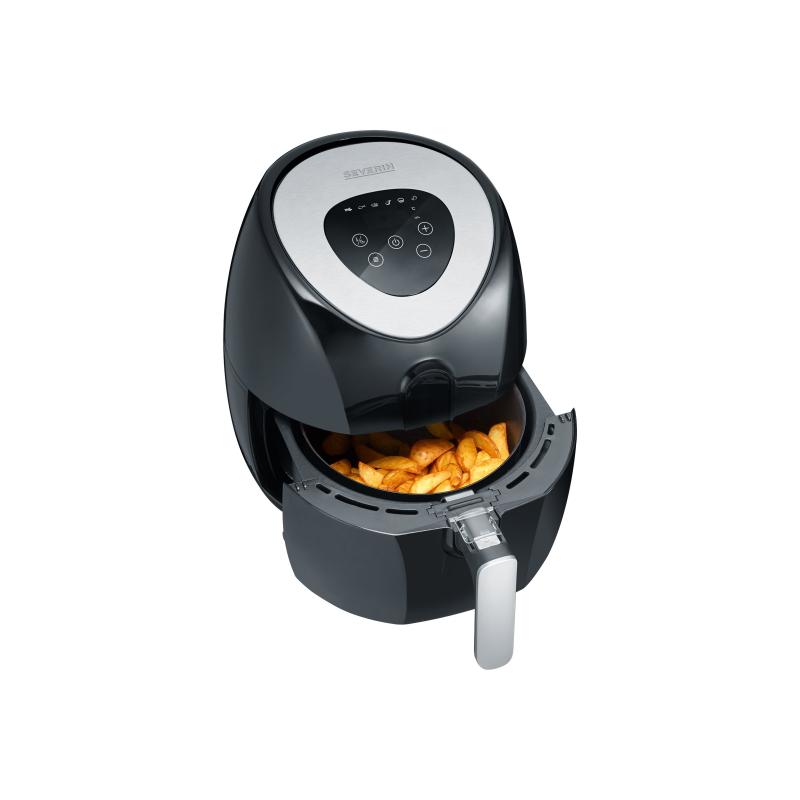 Severin Airfryer stainless steel black Schwarz FR (2430)