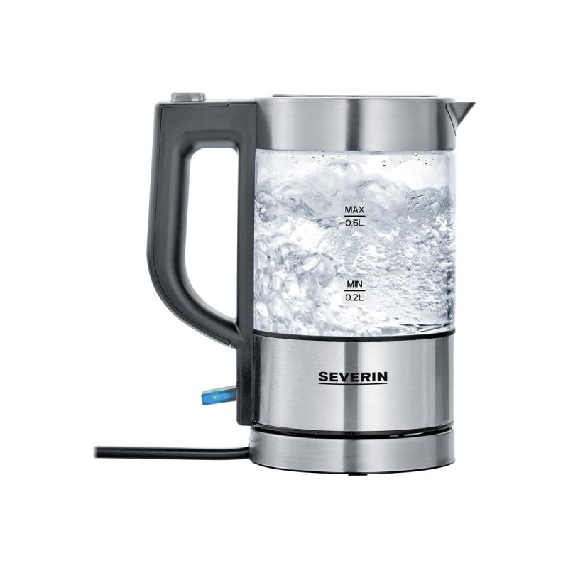 Severin Kettle 0,5l glass stainless steel WK 3472 (WK 3472)