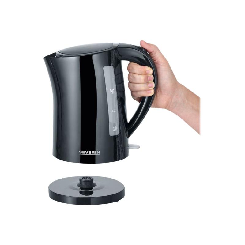 Severin Kettle 1,5l black Schwarz WK 3498 (WK3498)