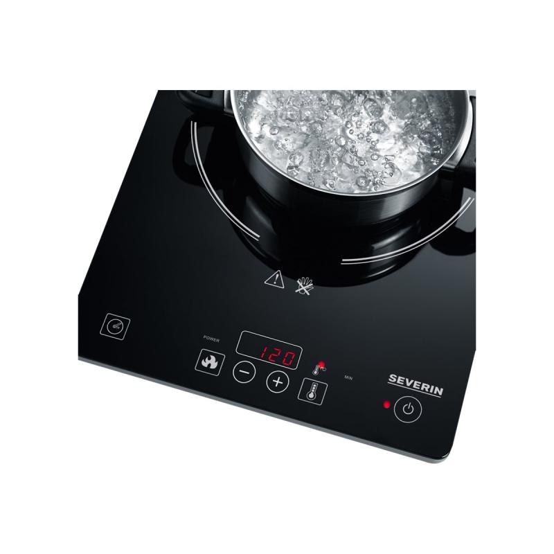 Severin Single Hotplate black Schwarz KP 1071 (KP1071)