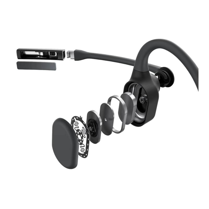 Shokz Sports Bone Conduction Headphones Wireless Opencomm 2 black Schwarz 2025 C120-AN-BK-EU-000 C120ANBKEU000 (C120-AN-BK-EU-000)