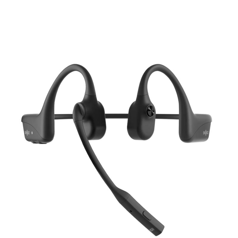Shokz Sports Bone Conduction Headphones Wireless Opencomm 2 black Schwarz 2025 C120-AN-BK-EU-000 C120ANBKEU000 (C120-AN-BK-EU-000)