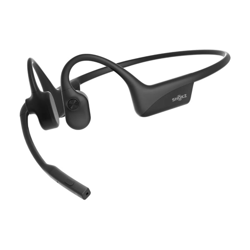 Shokz Sports Bone Conduction Headphones Wireless Opencomm 2 black Schwarz 2025 C120-AN-BK-EU-000 C120ANBKEU000 (C120-AN-BK-EU-000)