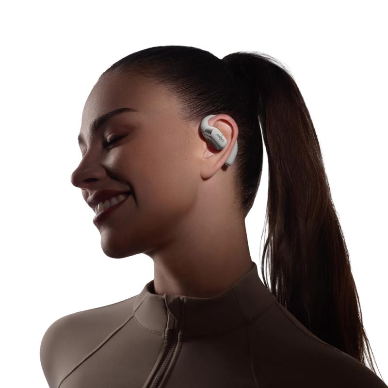 Shokz Sports Headphones Wireless OpenFit 2+grey T921-ST-GY T921STGY (T921-ST-GY)