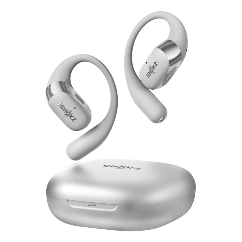 Shokz Sports Headphones Wireless OpenFit 2+grey T921-ST-GY T921STGY (T921-ST-GY)