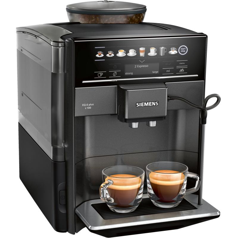 Siemens Coffeemachine EQ6 Plus s100 black Schwarz (TE651319RW)
