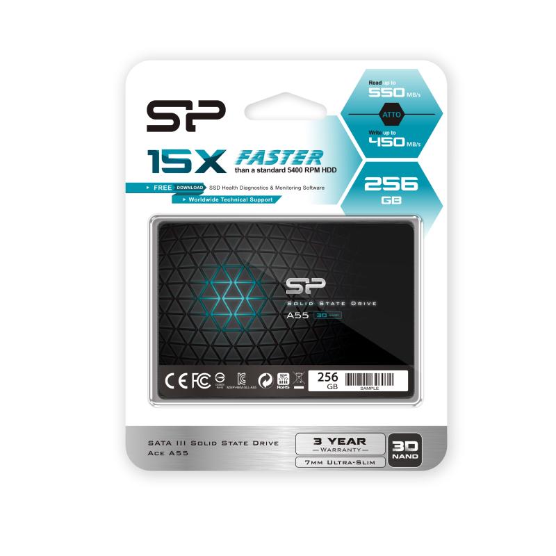 Silicon Power A55 Internal (SP256GBSS3A55S25) SSD 256GB 2 5" Silicon Power5" Silicon Power 5"