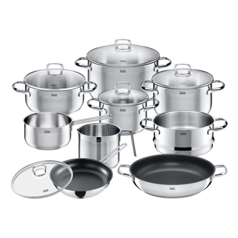 Silit Cookware Set Toskana 10pcs stainless steel (7116001669)