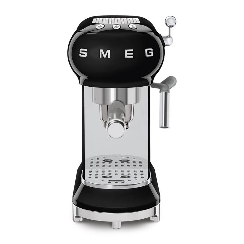 SMEG Espresso machine (ECF01BLEU) black Schwarz (ECF01BLEU)