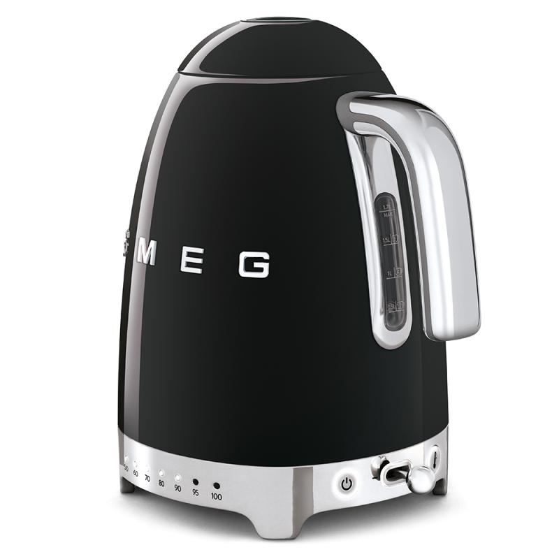 SMEG Kettle (KLF04BLEU) black Schwarz (KLF04BLEU)