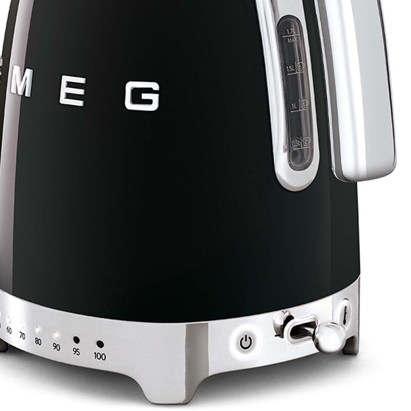 SMEG Kettle (KLF04BLEU) black Schwarz (KLF04BLEU)