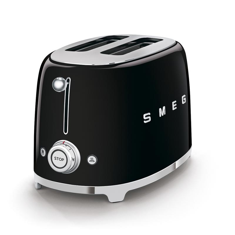 SMEG Toaster (TSF01BLEU) black Schwarz (TSF01BLEU)