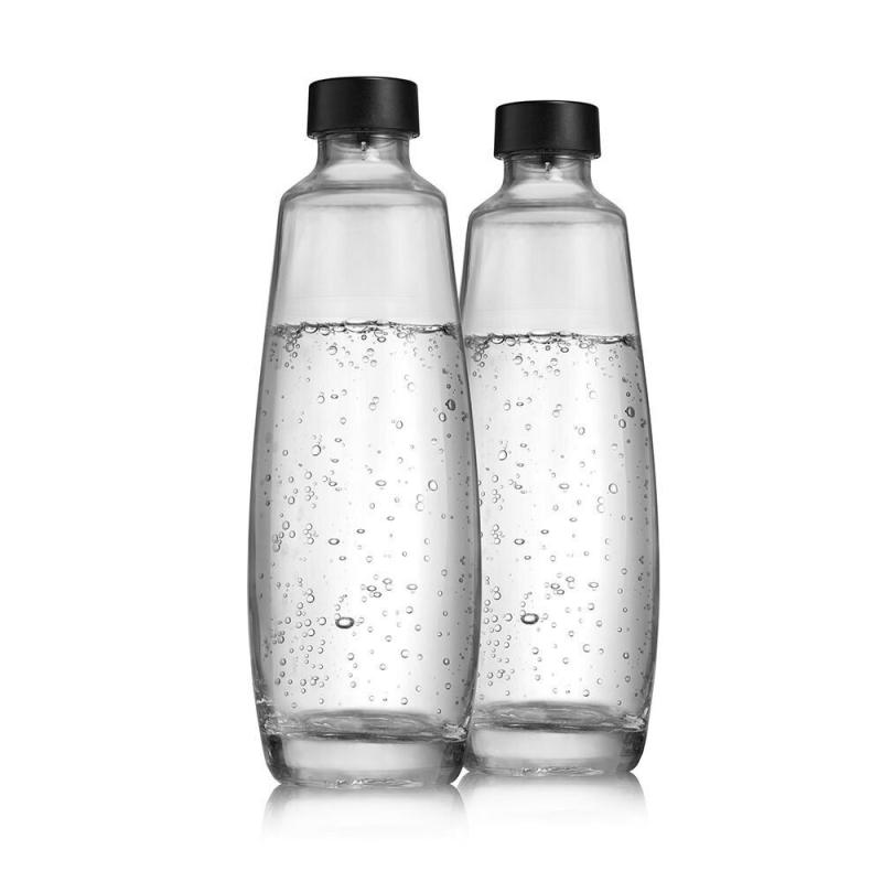 SodaStream Glasbottle for DUO 1L (2pcs pack) (1047202410) (1047205390)