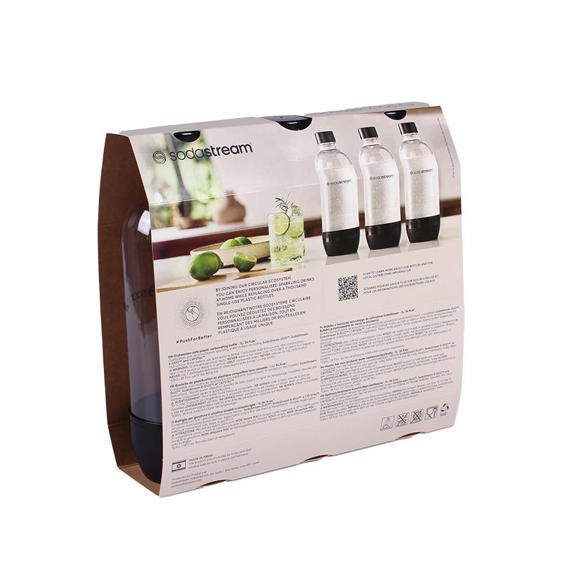Sodastream PET Bottle Universal (3 Bottles, 1L, black) (2260525)