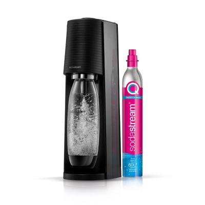SodaStream Soda Maker Terra black Schwarz QC with CO2 &amp; 1L PET bottle (1012811411DE)