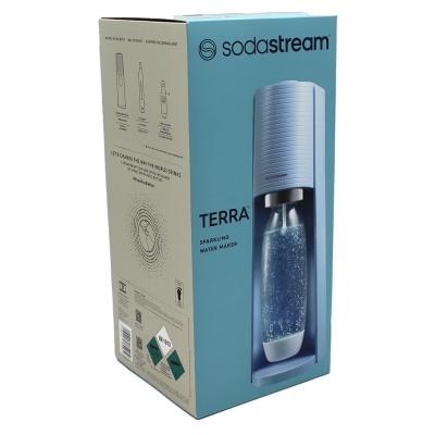SodaStream Soda Maker Terra lightblue QC with CO2 &amp; 1L PET bottle (1012811315DE)
