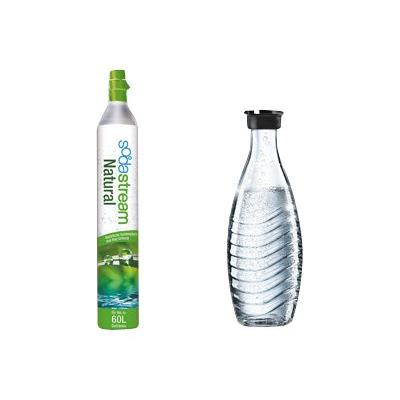 Sodastream Zubehör Kit (Reservezylinder 60L + 1x Glasflasche) (1100065490)