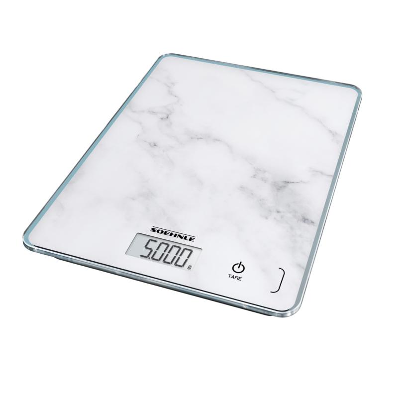 Soehnle Scale Compact 300 marble 5kg white (61516)