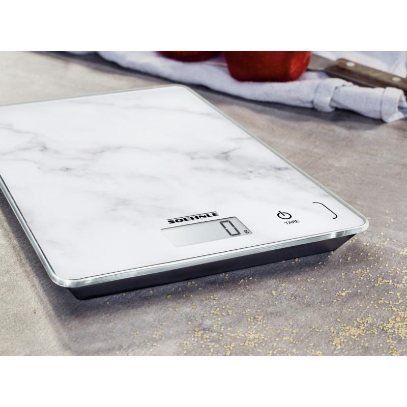 Soehnle Scale Compact 300 marble 5kg white (61516)