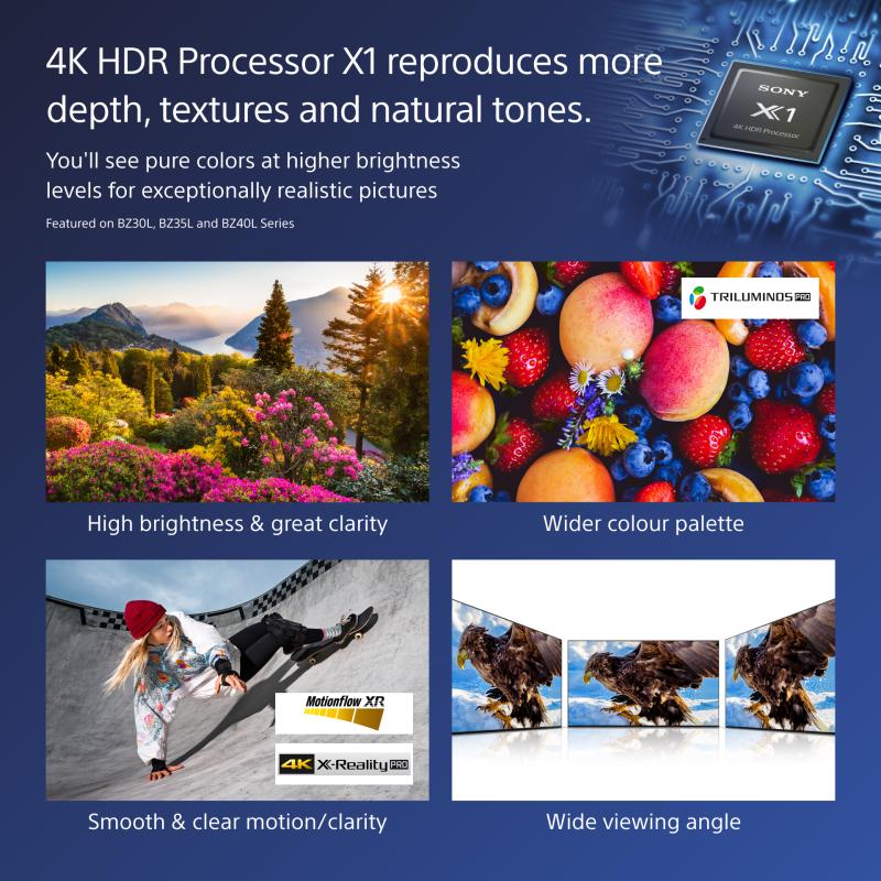 Sony Digital Signage FW-65BZ40L FW65BZ40L Bravia Professional Displays (FW-65BZ40L)