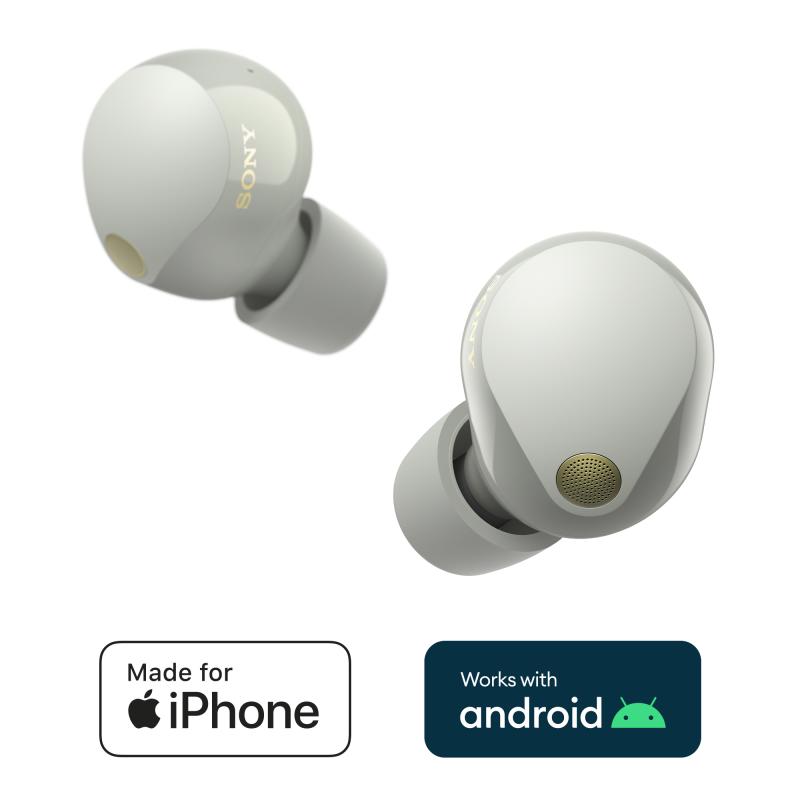 Sony Headphones WF-1000XM5 WF1000XM5 in-Ear inEar Bluetooth silver (WF1000XM5S CE7) SONYCE7) SONY CE7)