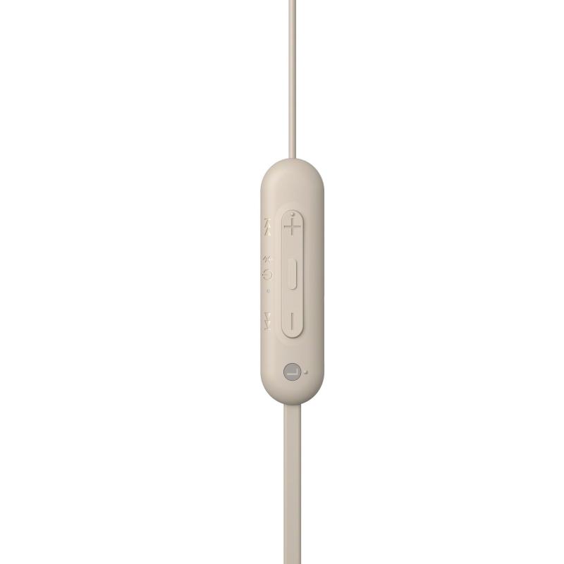 Sony Headphones WI-C100 WIC100 in-Ear inEar Bluetooth beige (WIC100C CE7) SONYCE7) SONY CE7)