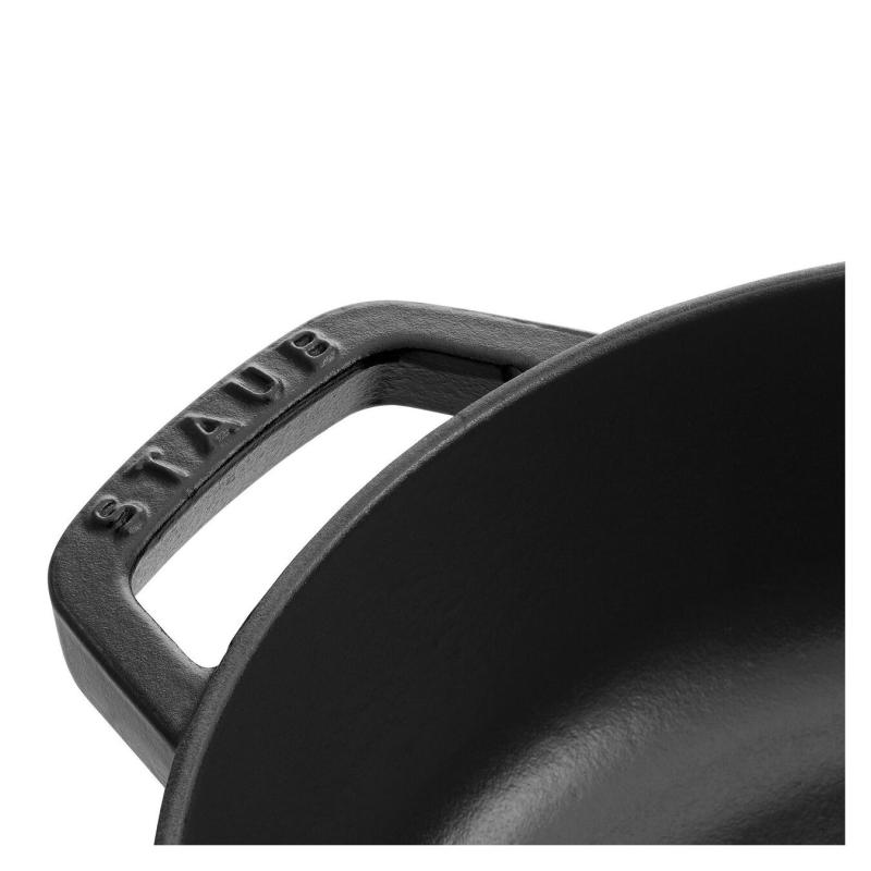 Staub Roaster Chistera 28cm round black Schwarz 40511-472-0 405114720 (40511-472-0)