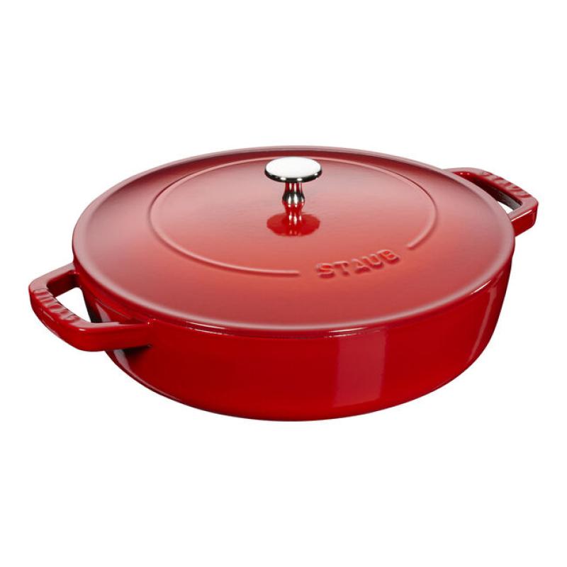 Staub Roaster Chistera 28cm round cherry red 40511-474-0 405114740 (40511-474-0)
