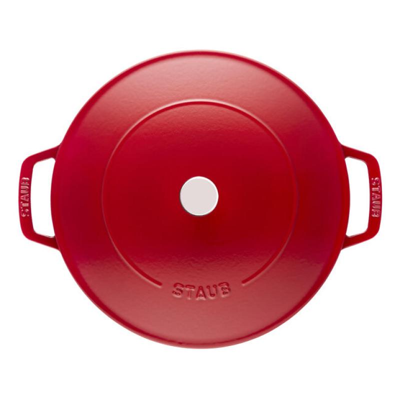 Staub Roaster Chistera 28cm round cherry red 40511-474-0 405114740 (40511-474-0)