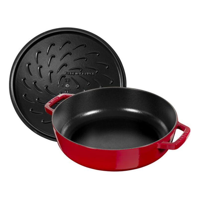 Staub Roaster Chistera 28cm round cherry red 40511-474-0 405114740 (40511-474-0)