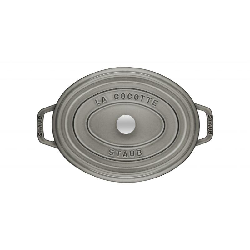 Staub Roaster La Cocotte 27cm oval grey 40500-276-0 405002760 (40500-276-0)