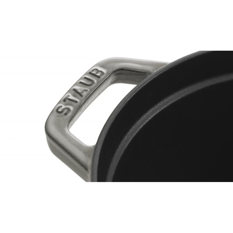 Staub Roaster La Cocotte 27cm oval grey 40500-276-0 405002760 (40500-276-0)