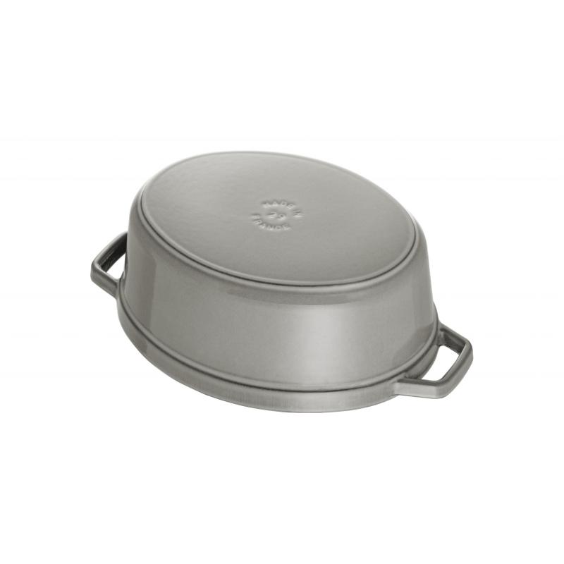 Staub Roaster La Cocotte 27cm oval grey 40500-276-0 405002760 (40500-276-0)