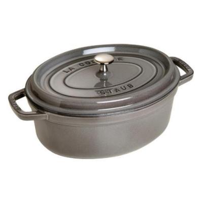 Staub Roaster La Cocotte 27cm oval grey 40500-276-0 405002760 (40500-276-0)