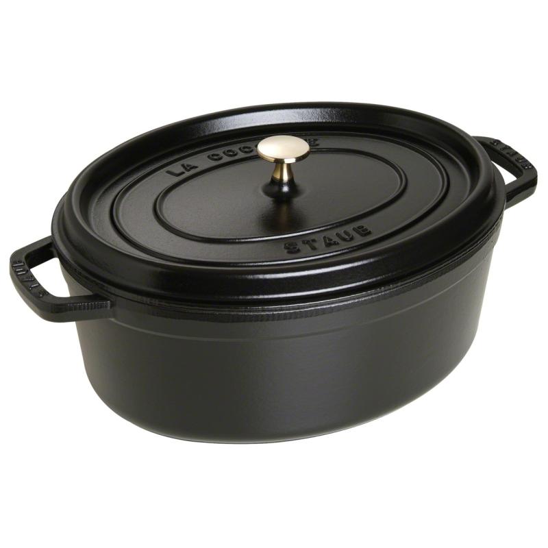 Staub Roaster oval 33cm 6,7l black Schwarz 40509-322-0 405093220 (40509-322-0)