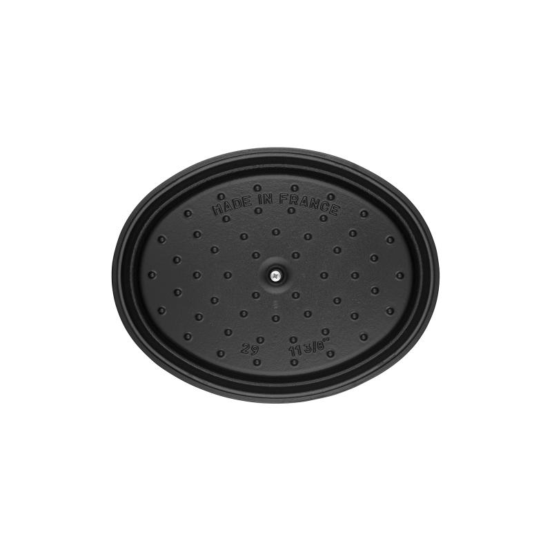 Staub Roaster oval 33cm 6,7l black Schwarz 40509-322-0 405093220 (40509-322-0)