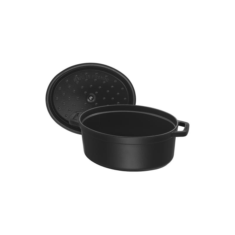 Staub Roaster oval 41cm 12l black Schwarz 40509-509-0 405095090 (40509-509-0)