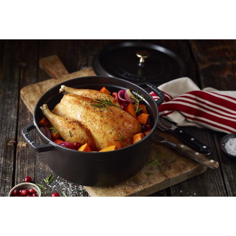 Staub Roaster round 26cm black Schwarz 40509-310-0 405093100 (40509-310-0)