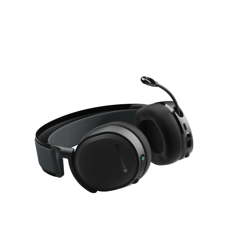SteelSeries Headset Arctis 7+ Over ear wireless Black Schwarz (61470)