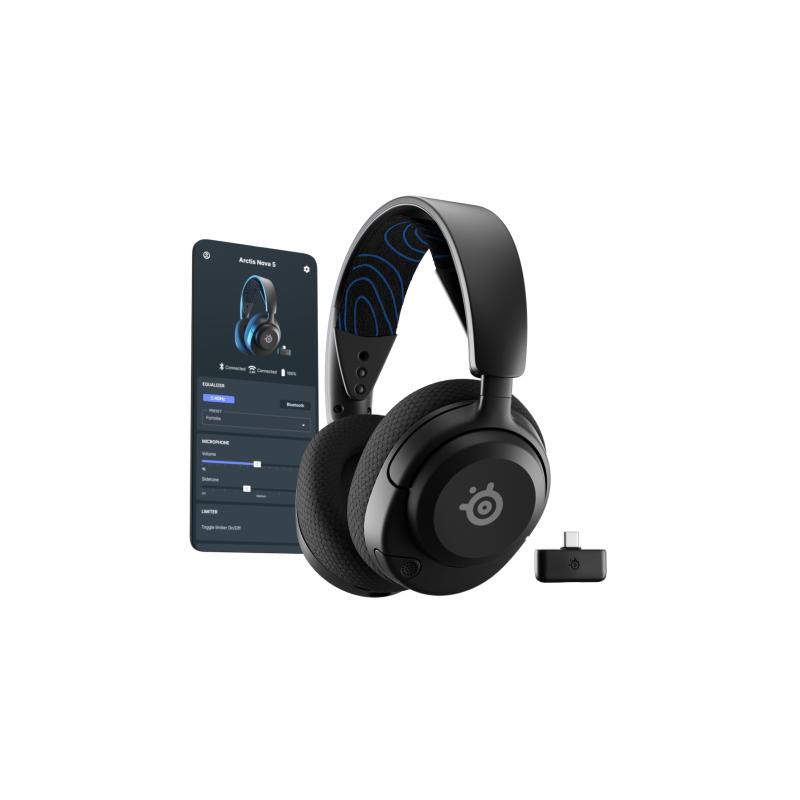 SteelSeries Headset Arctis Nova 5P Wireless Black Schwarz (61673)